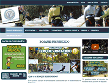 Tablet Screenshot of bosquesuspendido.com